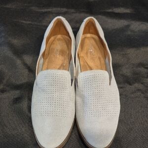 Rockport Perpetua Blue Chambray Suede Loafer